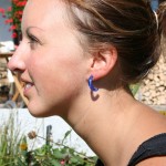 Steffi blue earrings