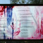 WRITE YOUR OWN STORY - float glass paining